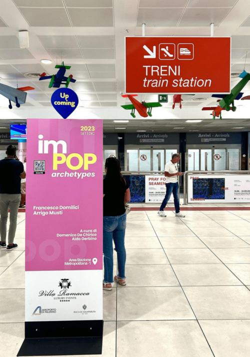 Una mostra d'arte contemporanea in aeroporto: Impop Archetypes