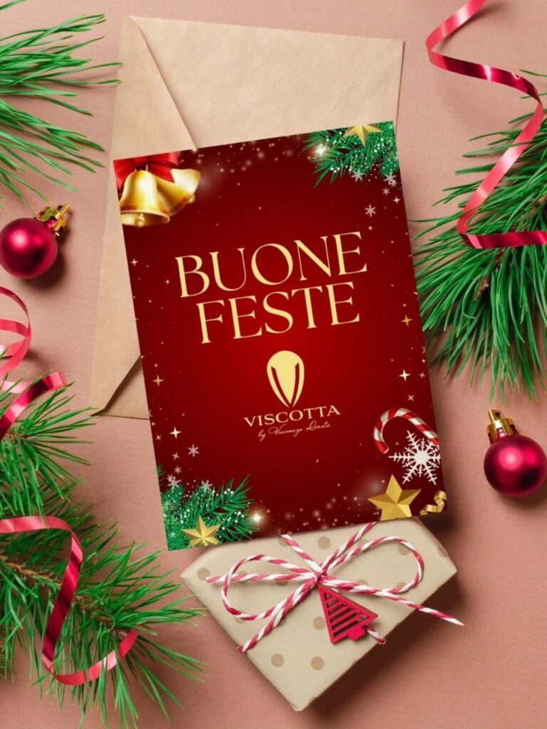 Grafica cartolina di Natale per Viscotta - Avola