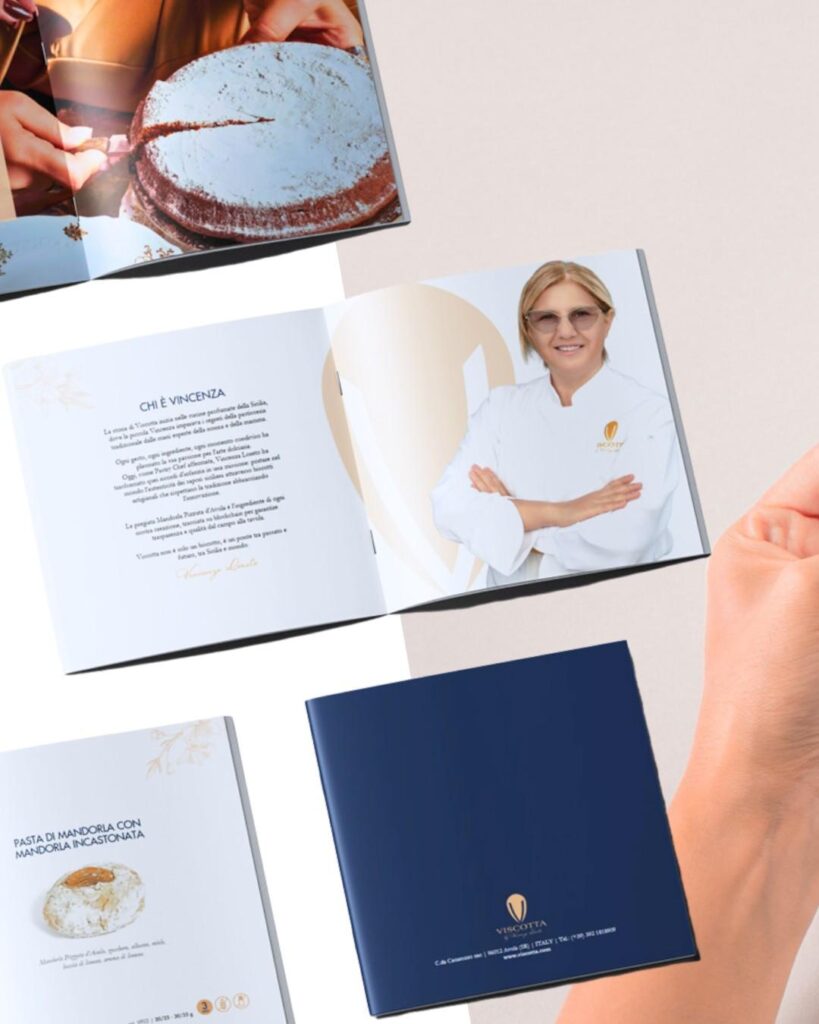 Creazione grafica e impaginazione Catalogo prodotti Viscotta -Avola