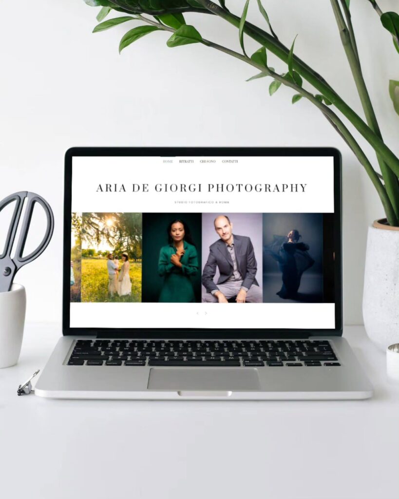 Realizzazione sito web per Arianna De Giorgi - fotografa a Roma