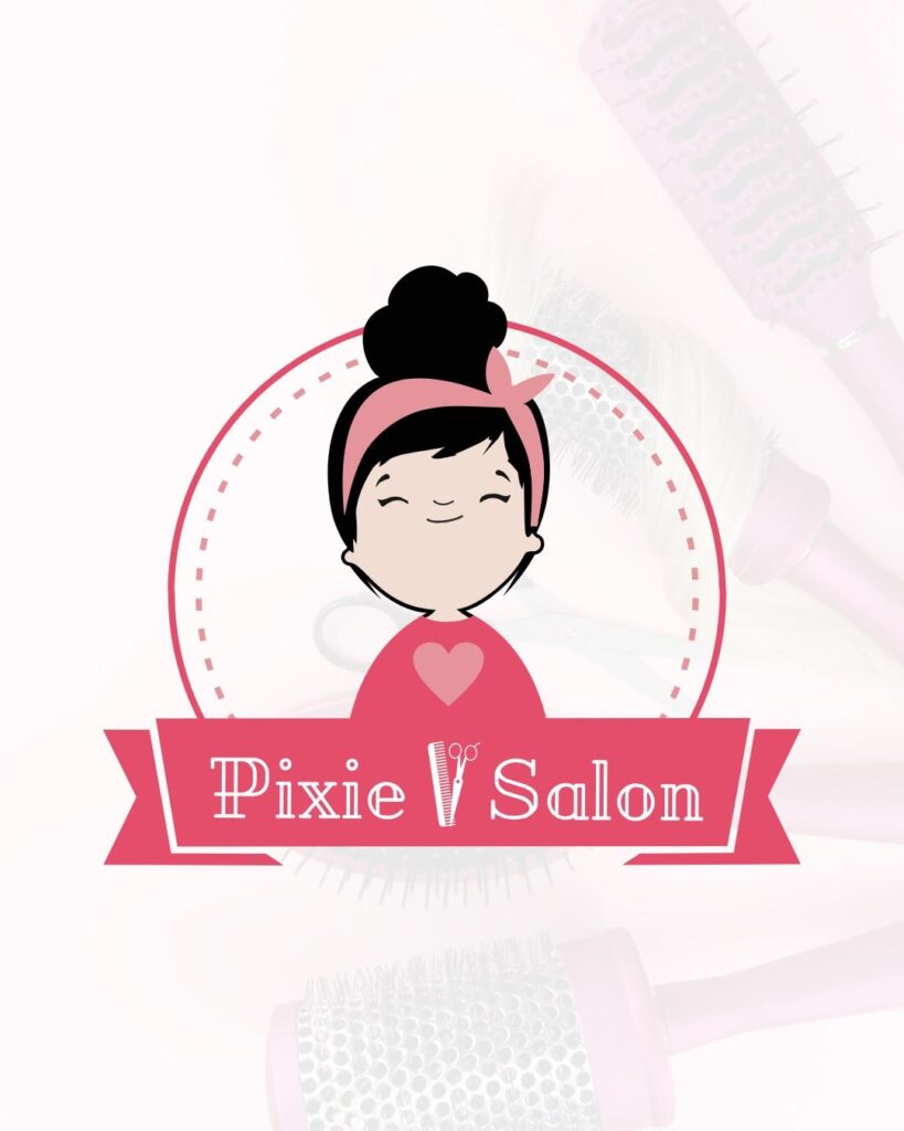 Realizzazione logo per Pixie Salon - Parrucchiere e Roma