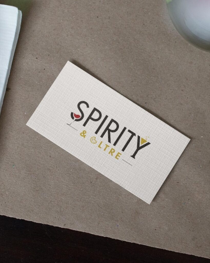 Grafica per biglietto da visita Spirity & Oltre