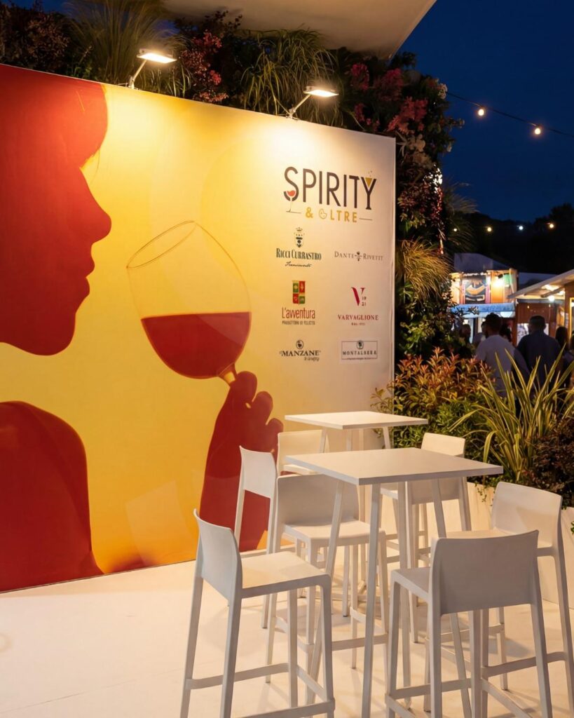 Graficq Backdrop Stand per Vinoforum